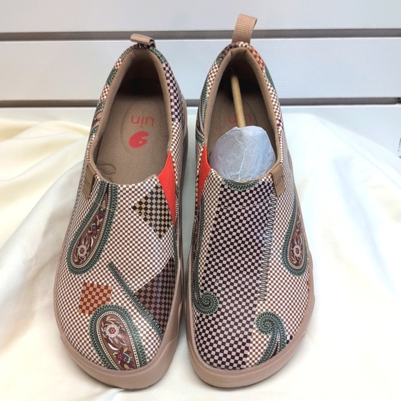 UIN Women's Paisley Check II Toledo IX Walking Shoe NEW!! Size 8.5 - Picture 6 of 12
